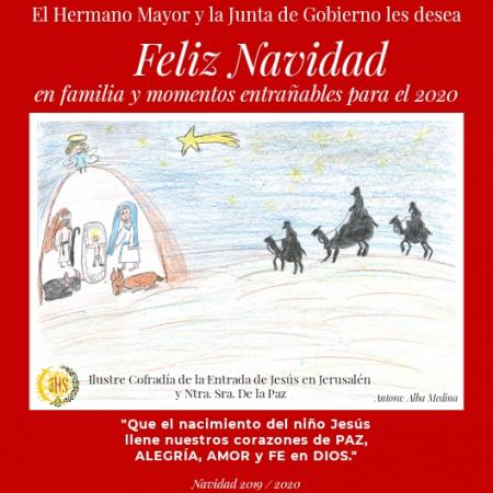 Cofradía Borriquilla Granada: ¡LES DESEAMOS FELIZ NAVIDAD 2019!