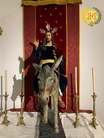 Cofradía Borriquilla Granada: JESÚS DE LA ENTRADA EN JERUSALÉN EN TIEMPO DE PASCUA