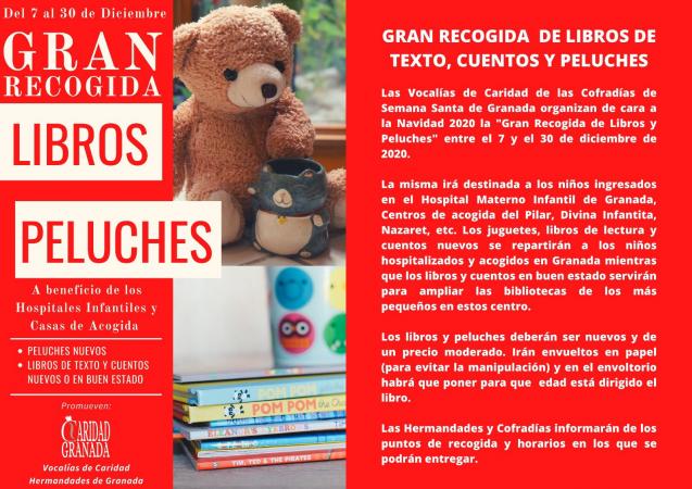 Cofradía Borriquilla Granada: GRAN RECOGIDA DE LIBROS Y PELUCHES