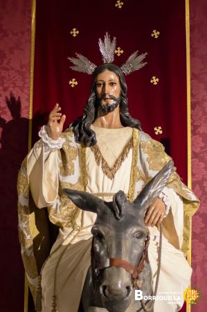 Cofradía Borriquilla Granada: Jesús de la entrada en Jerusalén Pascua 2024