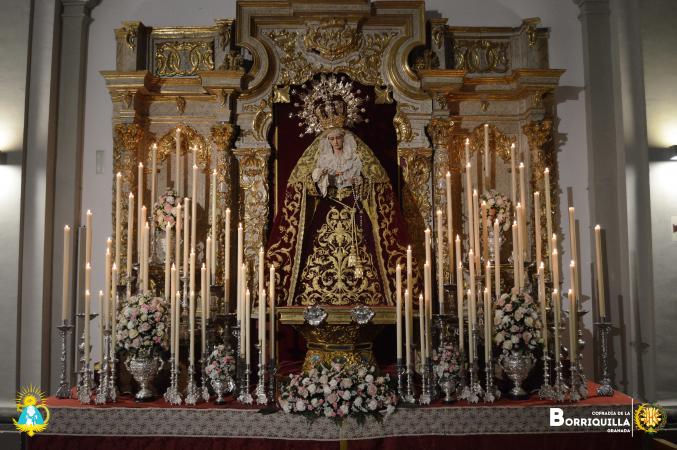 Cofradía Borriquilla Granada: ALTAR DE TRIDUO NTRA. SRA. DE LA PAZ