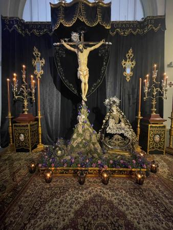 Cofradía Borriquilla Granada: CULTOS CUARESMALES AL CRISTO DE LA SALUD