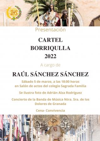 Cofradía Borriquilla Granada: PRESENTACIÓN CARTEL DE LA BORRIQUILLA DEL DOMINGO DE RAMOS DEL 2022