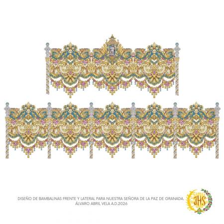 Cofradía Borriquilla Granada: PROYECTO PASO DE PALIO DE ÁLVARO ABRIL VELA