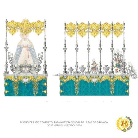 Cofradía Borriquilla Granada: PROYECTO PASO DE PALIO DE JOSÉ MANUEL HURTADO