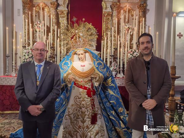 Cofradía Borriquilla Granada: CELEBRAMOS LA FESTIVIDAD DE NUESTRA MADRE, NTRA. SRA. DE LA PAZ