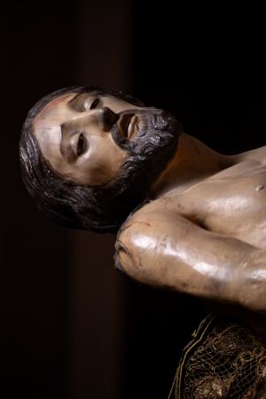 Cofradía Borriquilla Granada: VESTIMENTA DE NUESTRA SEÑORA DE LAS ANGUSTIAS DE SAN ANDRÉS PARA EL TRASLADO A LA SAI CATEDRAL DE GRANADA