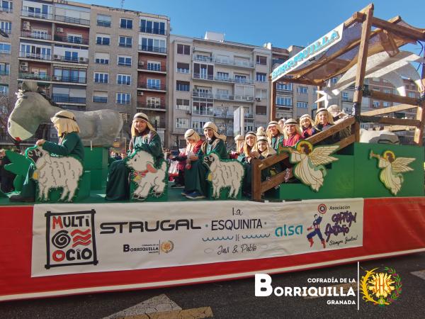 Cofradía Borriquilla Granada: LA CARROZA DE LA ILUSIÓN VOLVIÓ A LLENAR GRANADA DE ESPERANZA