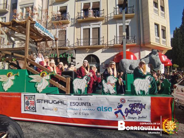 Cofradía Borriquilla Granada: LA CARROZA DE LA ILUSIÓN VOLVIÓ A LLENAR GRANADA DE ESPERANZA