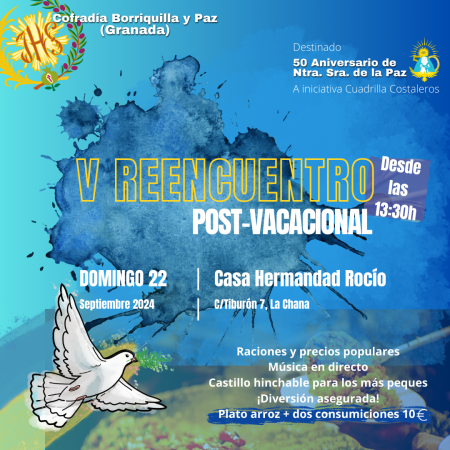 Cofradía Borriquilla Granada: V ENCUENTRO POST-VACACIONAL - 2024 -