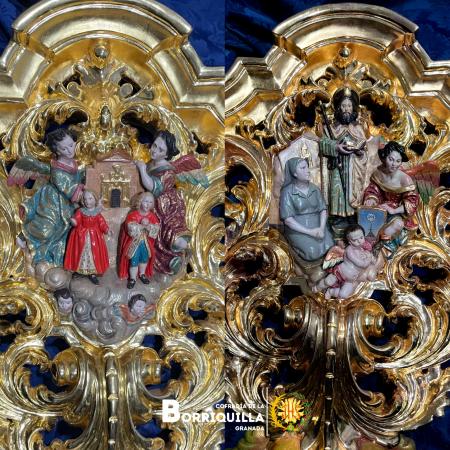 Cofradía Borriquilla Granada: PRESENTACIÓN CARTELAS DE SAN JUSTO Y PASTOR Y SANTIAGO, MARZO 2026