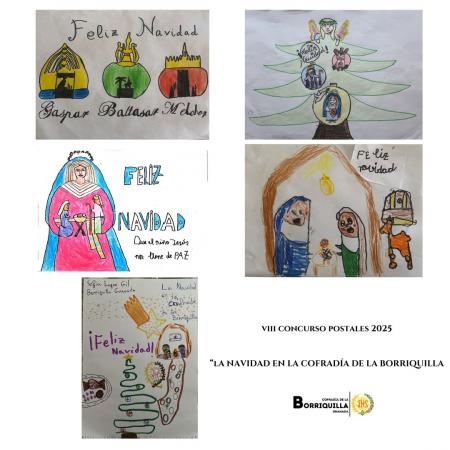 Cofradía Borriquilla Granada: GANADORES DEL VIII POSTALES DE NAVIDAD 2025