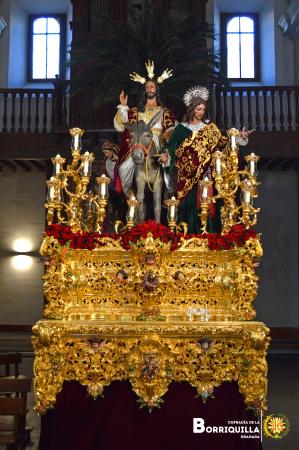 Cofradía Borriquilla Granada: EL MISTERIO DE JESÚS DE LA ENTRADA EN JERUSALÉN PREPARADO PARA SU TRASLADO A LA EXPOSICIÓN DE KERYGMA