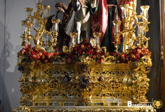 Cofradía Borriquilla Granada: EXORNO FLORAL PARA JESÚS DE LA ENTRADA EN JERUSALÉN