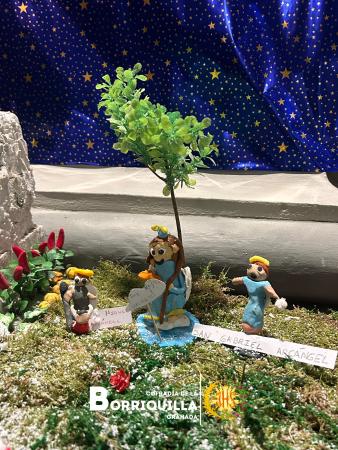 Cofradía Borriquilla Granada: EL BELÉN INFANTIL DE LA COFRADÍA. PRIMER PREMIO. 