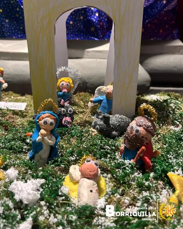 Cofradía Borriquilla Granada: EL BELÉN INFANTIL DE LA COFRADÍA. PRIMER PREMIO. 
