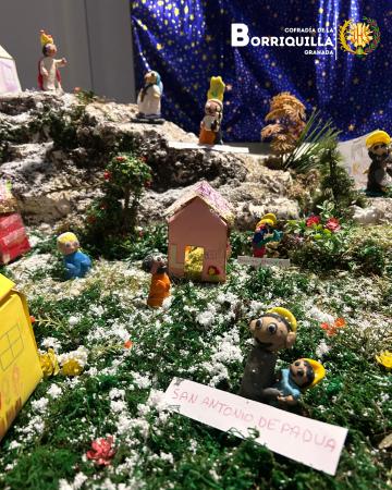 Cofradía Borriquilla Granada: EL BELÉN INFANTIL DE LA COFRADÍA. PRIMER PREMIO. 
