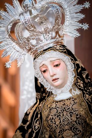 Cofradía Borriquilla Granada: PRESENTACIÓN DE LA VIRGEN DE LAS ANGUSTIAS EN LAS ANDAS. KERYGMA 2026