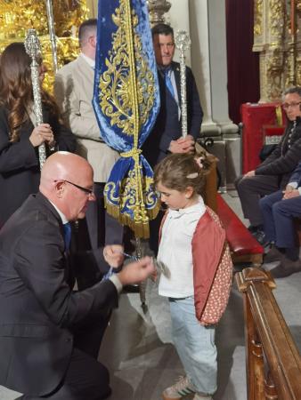 Cofradía Borriquilla Granada: IMPOSICIÓN DE MEDALLAS A NUEVOS HERMAN@S 28 MARZO 2026