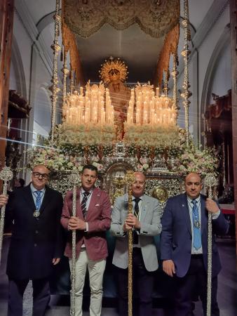 Cofradía Borriquilla Granada: NTRA. SRA. DE LA PAZ RECIBE A LA COFRADÍA DE LA ESTRELLA 2026