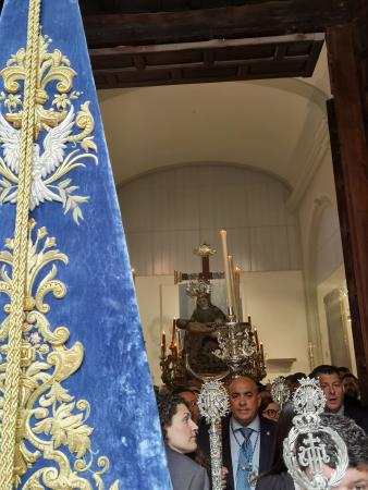 Cofradía Borriquilla Granada: TRASLADO DE LA VIRGEN DE LAS ANGUSTIAS DE SAN ANDRÉS A LA S.A.I. CATEDRAL POR KERYGMA