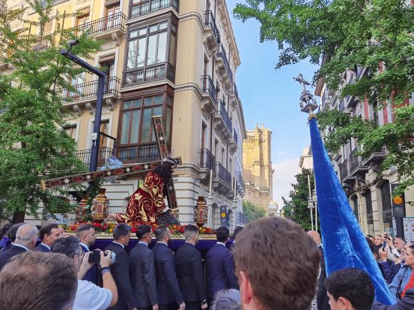 Cofradía Borriquilla Granada: TRASLADO DE LA VIRGEN DE LAS ANGUSTIAS DE SAN ANDRÉS A LA S.A.I. CATEDRAL POR KERYGMA