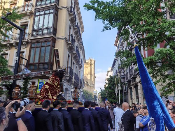 Cofradía Borriquilla Granada: TRASLADO DE LA VIRGEN DE LAS ANGUSTIAS DE SAN ANDRÉS A LA S.A.I. CATEDRAL POR KERYGMA