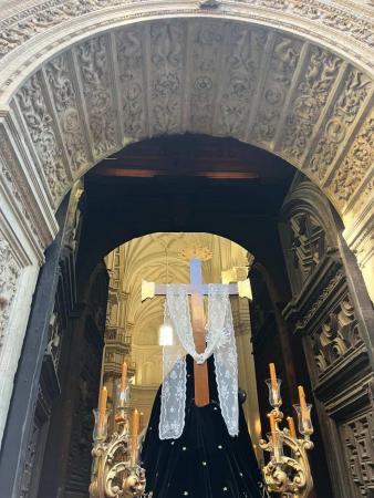 Cofradía Borriquilla Granada: TRASLADO DE LA VIRGEN DE LAS ANGUSTIAS DE SAN ANDRÉS A LA S.A.I. CATEDRAL POR KERYGMA