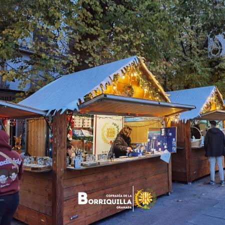 Cofradía Borriquilla Granada: LA COFRADÍA PARTICIPA EN EL MERCADO COFRADE DE NAVIDAD EN PLAZA BIB-RAMBLA