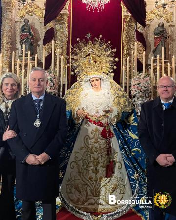 Cofradía Borriquilla Granada: FOTOS ALTAR POR LA FESTIVIDAD DE NUESTRA SEÑORA DE LA PAZ - ENERO 2026