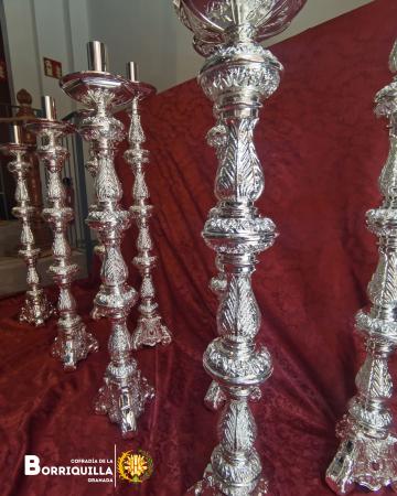 Cofradía Borriquilla Granada: MOLDURÓN, POTENCIAS Y CANDELABROS DE CULTO 2026
