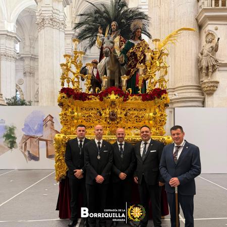 Cofradía Borriquilla Granada: TRASLADO DEL MISTERIO DE JESÚS DE LA ENTRADA EN JERUSALÉN A LA SANTA IGLESIA CATEDRAL POR KERYGMA , "EL ARTE DE EVANGELIZAR"