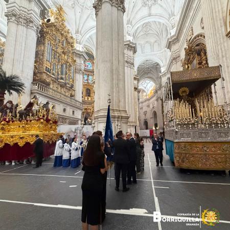 Cofradía Borriquilla Granada: TRASLADO DEL MISTERIO DE JESÚS DE LA ENTRADA EN JERUSALÉN A LA SANTA IGLESIA CATEDRAL POR KERYGMA , "EL ARTE DE EVANGELIZAR"