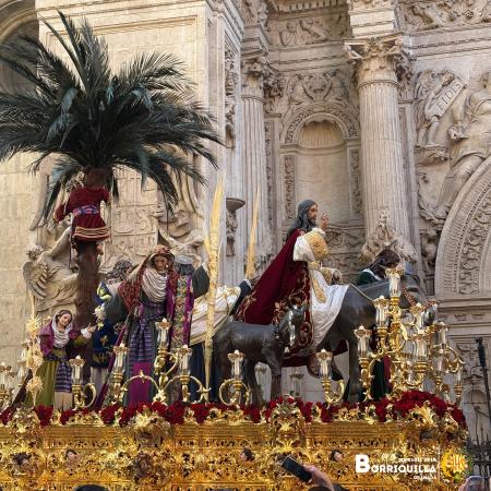 Cofradía Borriquilla Granada: JESÚS DE LA ENTRADA EN JERUSALÉN YA SE ENCUENTRA EN LA SANTA IGLESIA CATEDRAL PARA SU PARTICIPACIÓN EN KERYGMA