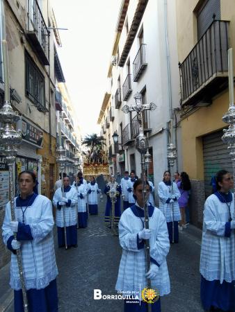 Cofradía Borriquilla Granada: JESÚS DE LA ENTRADA EN JERUSALÉN YA SE ENCUENTRA EN LA SANTA IGLESIA CATEDRAL PARA SU PARTICIPACIÓN EN KERYGMA