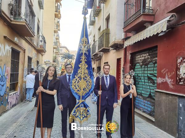 Cofradía Borriquilla Granada: JESÚS DE LA ENTRADA EN JERUSALÉN YA SE ENCUENTRA EN LA SANTA IGLESIA CATEDRAL PARA SU PARTICIPACIÓN EN KERYGMA