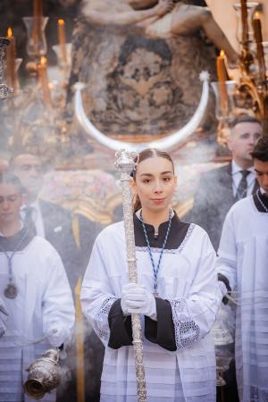 Cofradía Borriquilla Granada: TRASLADO DE LA VIRGEN DE LAS ANGUSTIAS DE SAN ANDRÉS A LA S.A.I. CATEDRAL POR KERYGMA