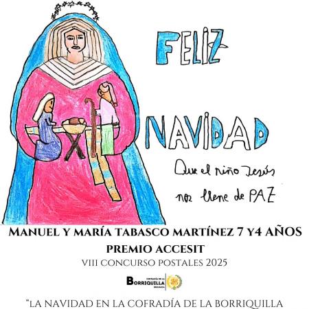Cofradía Borriquilla Granada: GANADORES DEL VIII POSTALES DE NAVIDAD 2025