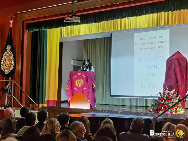 Cofradía Borriquilla Granada: "JESÚS ENTRABA TRIUNFAL, COMO ANUNCIARON LAS SAGRADAS ESCRITURAS". D. ADRIAN CASTRO GUALDA - PRESENTACIÓN CARTEL 2025