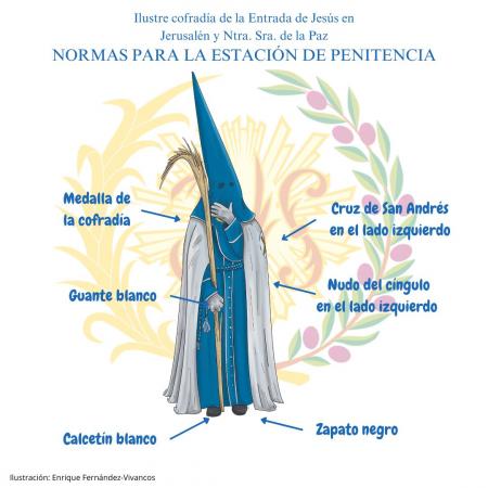 Cofradía Borriquilla Granada: NORMAS ESTACIÓN DE PENITENCIA 2026