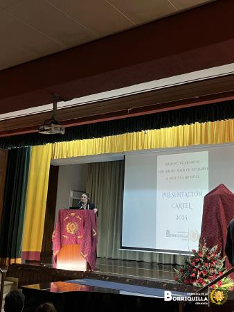 Cofradía Borriquilla Granada: "JESÚS ENTRABA TRIUNFAL, COMO ANUNCIARON LAS SAGRADAS ESCRITURAS". D. ADRIAN CASTRO GUALDA - PRESENTACIÓN CARTEL 2025