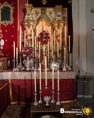 Cofradía Borriquilla Granada: ALTAR CRISTO REY DEL UNIVERSO