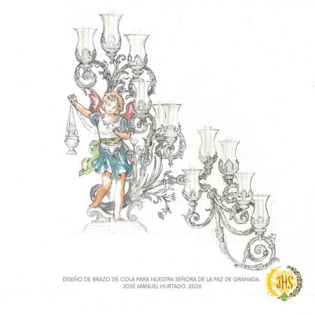 Cofradía Borriquilla Granada: DOS PROYECTOS DE PALIO PARA NUESTRA SEÑORA DE LA PAZ: MIRA LOS DETALLES