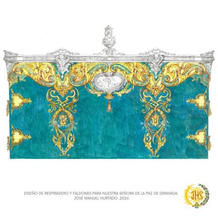 Cofradía Borriquilla Granada: DOS PROYECTOS DE PALIO PARA NUESTRA SEÑORA DE LA PAZ: MIRA LOS DETALLES