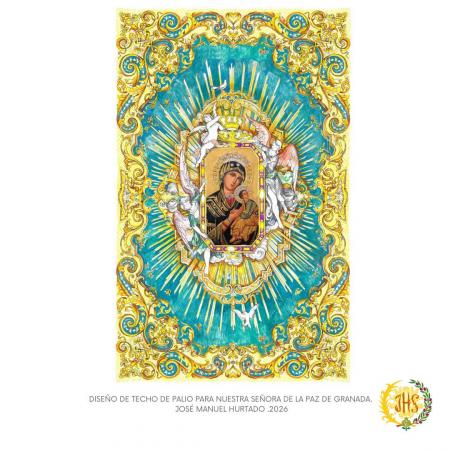 Cofradía Borriquilla Granada: DOS PROYECTOS DE PALIO PARA NUESTRA SEÑORA DE LA PAZ: MIRA LOS DETALLES