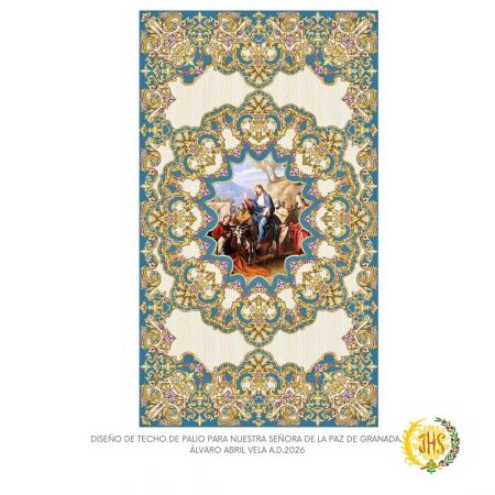 Cofradía Borriquilla Granada: DOS PROYECTOS DE PALIO PARA NUESTRA SEÑORA DE LA PAZ: MIRA LOS DETALLES